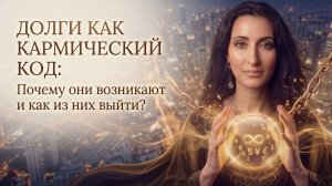 ДОЛГИ КАК КАРМИЧЕСКИЙ КОД: Почему они возникают и как из них выйти?