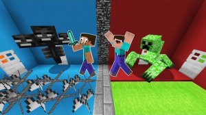 КАК НУБУ И ПРО ВЫБРАТЬСЯ ИЗ ЭТИХ БЕСКОНЕЧНЫХ КОМНАТ ЛОВУШЕК МАЙНКРАФТ ! ПРОФЕССИОНАЛ ПРОТИВ ТРОЛЛИНГ