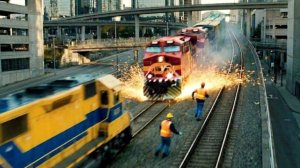 Удивительные моменты с поездами попавшие на камеру.