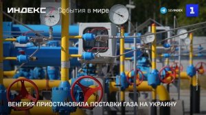 Венгрия приостановила поставки газа на Украину