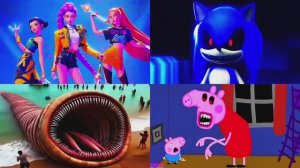 КТО ПОБЕДИТ? 🦔🐷 СУПЕР СОНИК ПРОТИВ СВИНКИ ПЕППЫ И ОХОТНИКОВ! Мультик Игры для детей 🏆