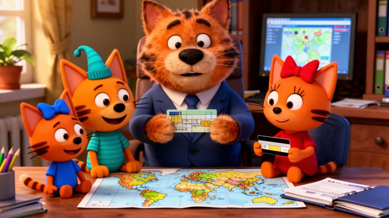 😺ТРИ КОТА ФИНАНСЫ: КАРТОЧКА | Развивающие мультфильмы для детей