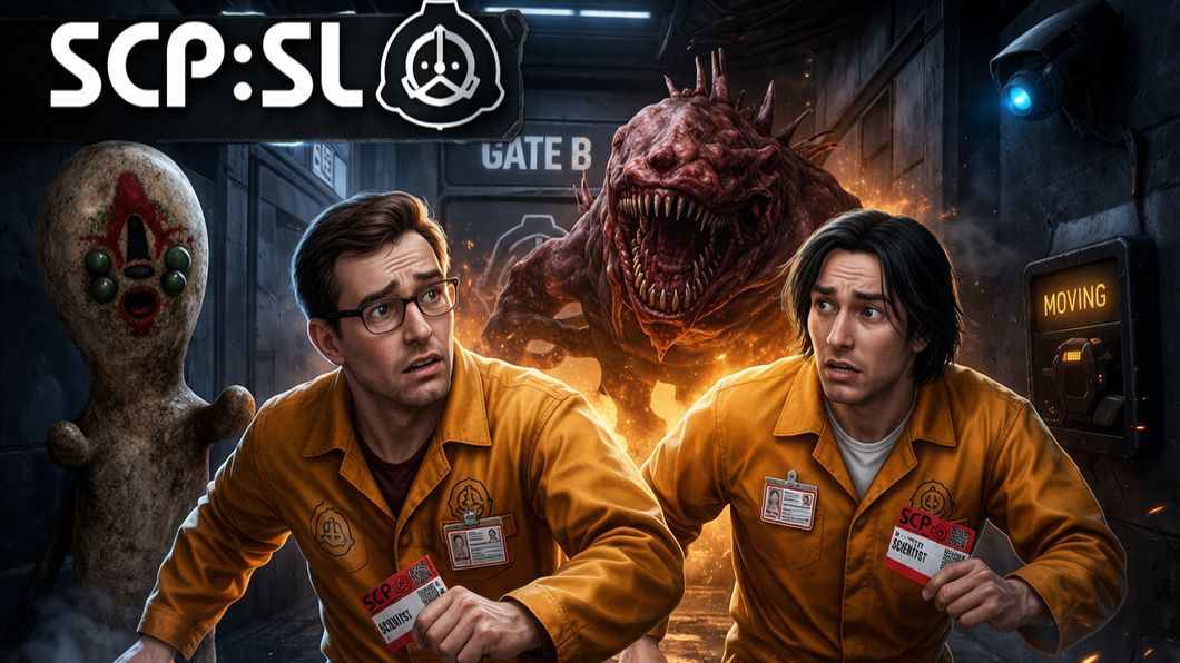 Побег двух ученых из комплекса SCP:SL