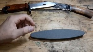 Как правильно точить нож на камне  how to sharpen a knife