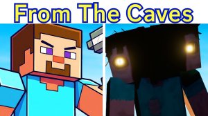 ФНФ VS СТИВ ЭНТИТИ: Из пещер (Minecraft Horror Mod) | Negative Coordinate Demo | @LuLGamingg