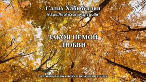 Закон немой любви