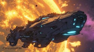 Dark Cosmic Synthwave ｜ Stellar Drift 2189