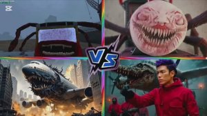 БИТВА ГИГАНТСКИХ МОНСТРОВ! 🚂💥 ЧУ-ЧУ ЧАРЛЬЗ ПРОТИВ АВТОБУСА И МОНСТР-МОЗГА! Мультик Игры 🏆