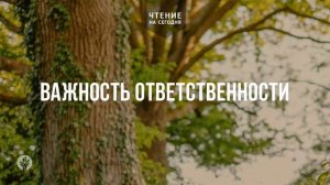 ВАЖНОСТЬ ОТВЕТСТВЕННОСТИ  | АУДИО |	19	  апреля 2026