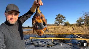 Экстремальная постройка пирсов, на тонком льду