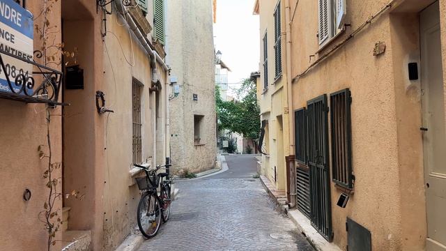 Франция 🇫🇷[4К] Антиб-Лазурный берег, красивый город, Прованс, пешие прогулки по городу.