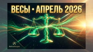 ВЕСЫ — Гороскоп апрель 2026: Возвращение к себе и искусство честной гармонии