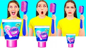 Большая, Средняя или Маленькая тарелка Челлендж | Сумасшедший челлендж от