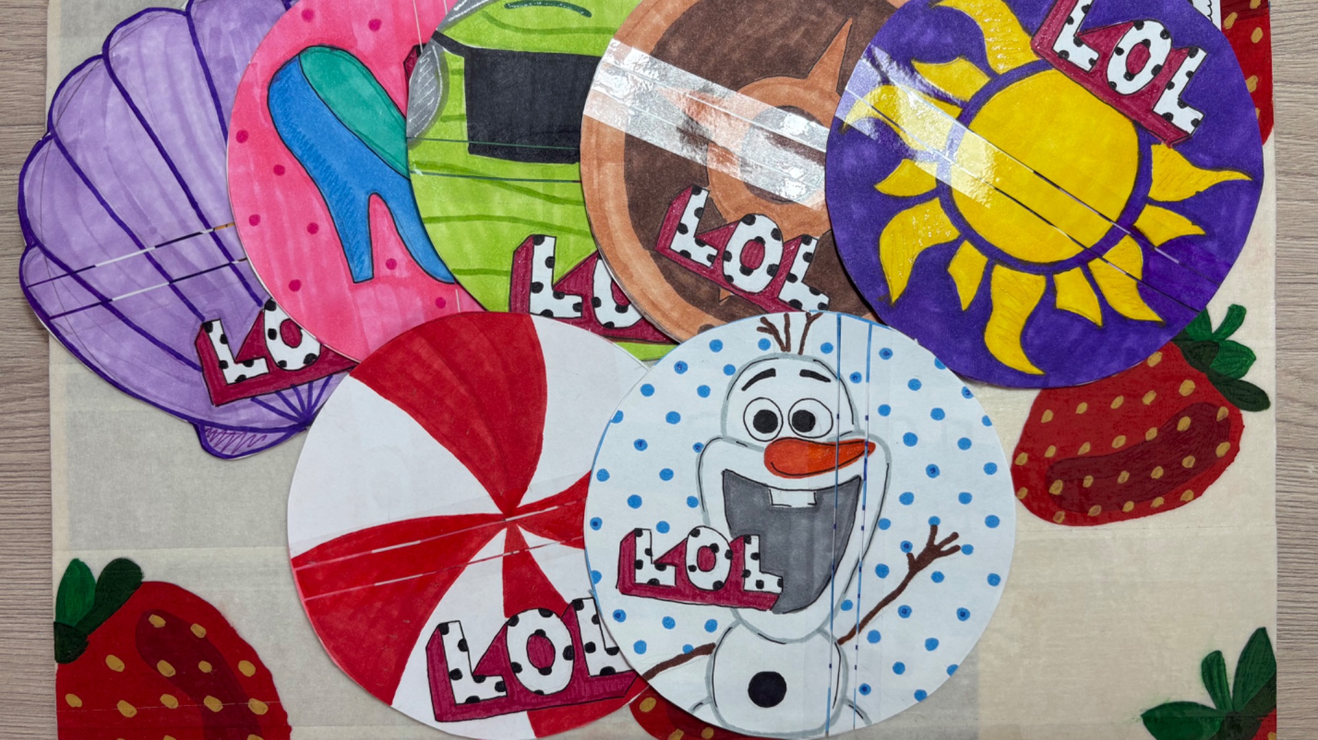 Лол в коллаборации с мультиками👧🏼🌈 Бумажные сюрпризы🎀