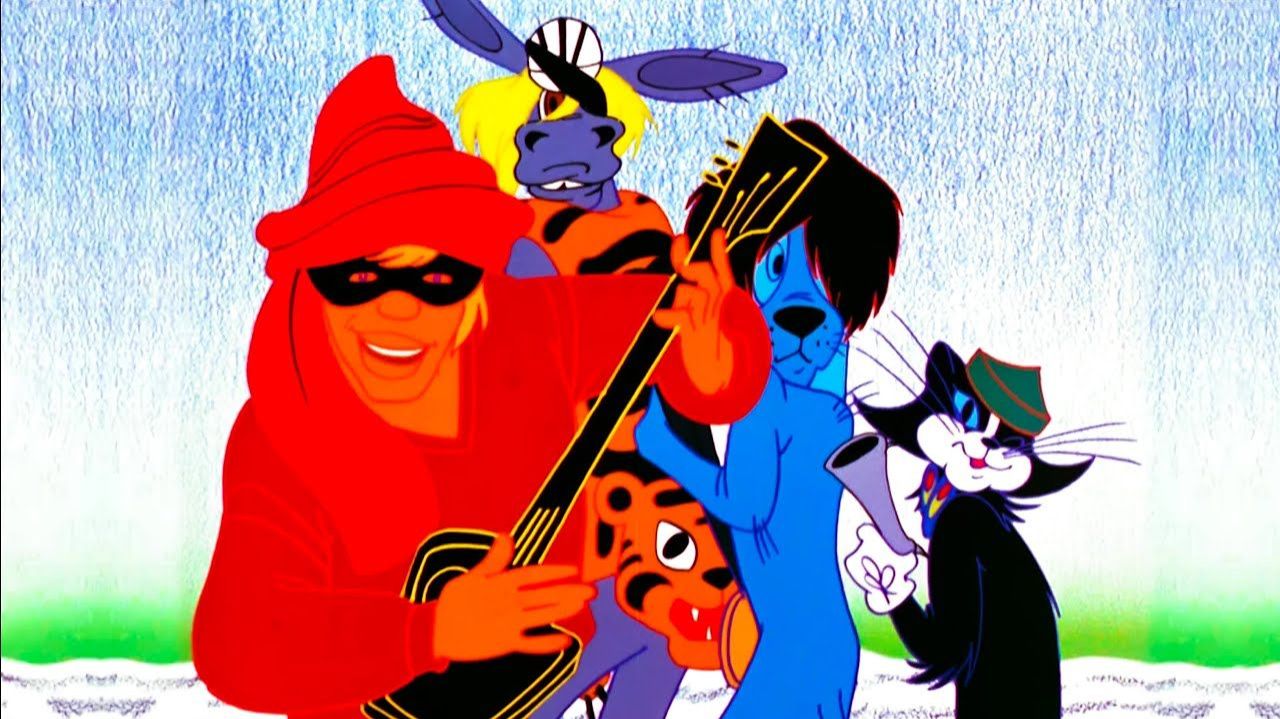 Мы Разбойники песня из мультфильма Бременские музыканты 1969