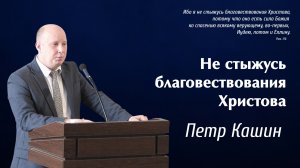 «Не стыжусь благовествования Христова.» | П. Кашин