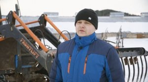 Отзыв на погрузчик FRONTLIFT M1200, ковш и сельскохозяйственные вилы