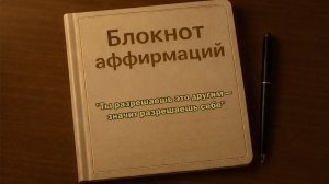 Ты разрешаешь это другим — значит разрешаешь себе