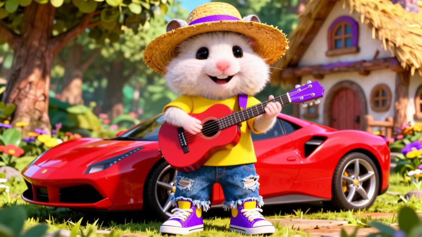 😋МУЛЬТИК-ПЕСЕНКА: ХОМЯЧОК КРОХА | Развивающие детские песни и мультики