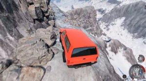 ЗАКРЫТАЯ ТРАССА В ГОРАХ! СМЕРТЕЛЬНЫЙ СПУСК С ОГРОМНОЙ ГОРЫ В BeamNG.drive