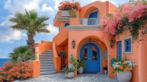 Mediterranean Breeze & Colors ｜ Relaxing Music for Calm Summer Days 🌿🌊-(1080p30)