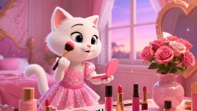 Мультик про Милого котенка, Нанеси макияж в первый раз🥇💄 и выиграй шоу🏆Первая часть