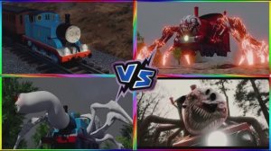 БИТВА ПАРОВОЗОВ-МУТАНТОВ! 🚂💥 ДОБРЫЙ ПАРОВОЗИК ПРОТИВ ТЕМНОГО МОНСТРА! Мультик Игры для детей 🏆