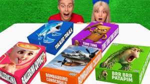 НЕ ОТКРЫВАЙ лего набор Tralalero Tung Tung Tung Sahur, КРИПЕРА И СТИВА в 3:00 НОЧИ!