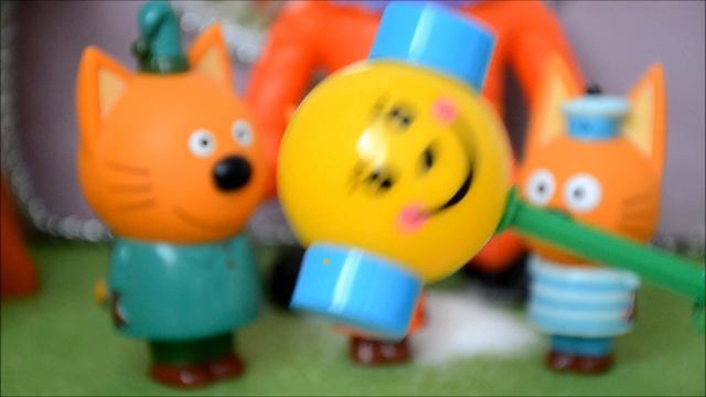 Три кота, мультики  с   игрушками