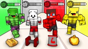 Джей Джей против Майки, Кэрри, Бананакида ХАЛК Роуд РАШ супергеройская игра. Майнкрафт Мультик