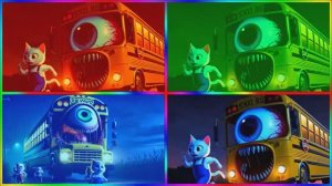 ГИГАНТСКИЙ ШКОЛЬНЫЙ АВТОБУС-МОНСТР! 🚌💥 КРУТАЯ МАШИНА И ВЕСЕЛЫЕ ТАНЦЫ! Мультик для детей 🏆