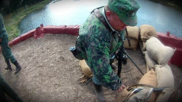 Пулеметная точка на мосту