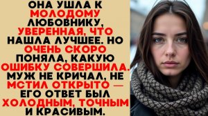 Она выбрала молодого, думая, что победила, но его холодная месть показала, кто проиграл.