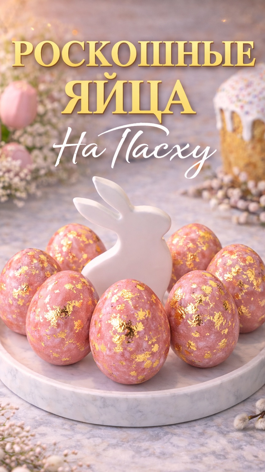 РОСКОШНЫЕ ПАСХАЛЬНЫЕ ЯЙЦА ✨ Самый красивый способ покрасить яйца