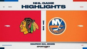 Обзор матча НХЛ | Айлендерс - Чикаго (25.03.2026)
