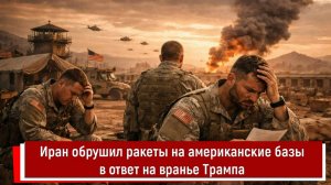 Иран обрушил ракеты на американские военные базы в ответ на вранье Трампа