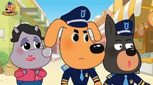 Храбрый шериф Лабрадор: не берите еду у незнакомцев (познавательный мультфильм).