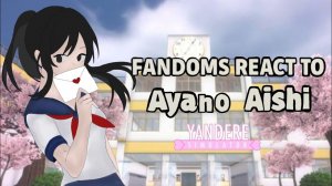 Реакция фандомов на Аяно Айши / 2|11 / Персонажи из разных вселенных / Гача реакция