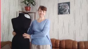 Мой "растягай" на мне😀 Обзор пряжи 🧶