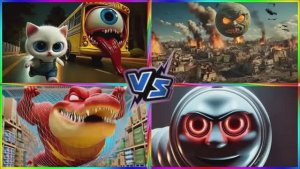 ВСЕ МОНСТРЫ ВМЕСТЕ! 😱🔥 КРУТАЯ ТАНЦЕВАЛЬНАЯ БИТВА ГИГАНТОВ! Мультик Игры для детей 🏆