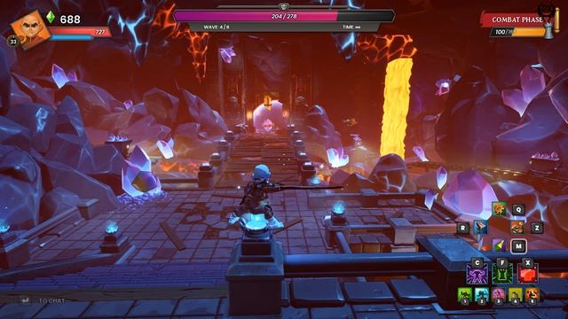 Dungeon Defenders Awakened walkthrough  № 17 Glitterhelm caverns