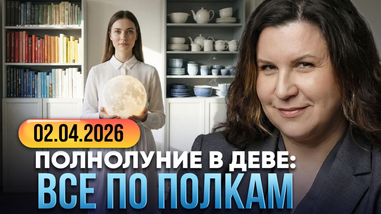 Полнолуние в Деве 02.04.2026. Как накшатра Хаста влияет на вашу карьеру и здоровье?