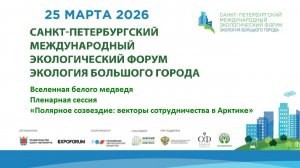 Вселенная белого медведя Пленарная сессия «Полярное созвездие: векторы сотрудничества в Арктике»