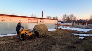 Пришло время тянуть водопровод на ферму. Работа своими руками. Строим дом в деревне.