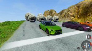 ЛУНА ПРОСНУЛАСЬ ПРОТИВ МАШИН! ВЫЖИВАНИЕ НА СПУСКЕ СМЕРТИ В BeamNG.drive