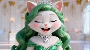 2 часть. Милый котенок впервые попробовал макияж