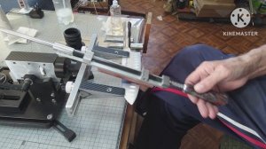 Заточка Саморы с аус8 в два камня. Финишь розовой пантерой или разовой фламинго.