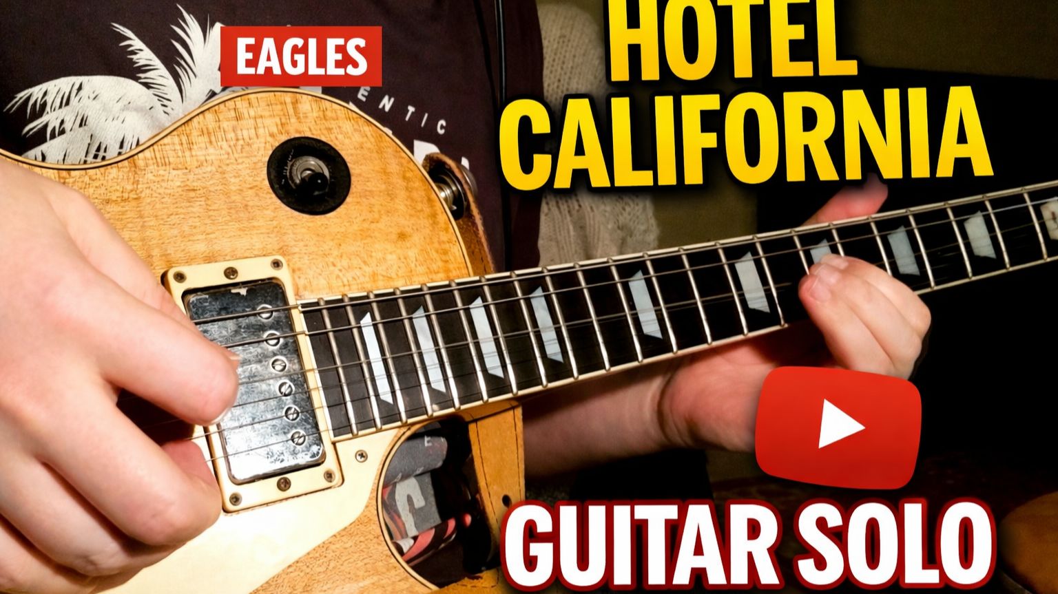 Иглс - Отель Калифорния (соло на гитаре)