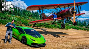 ШКОЛЬНИК ЛЕТАЕТ НА КУКУРУЗНИКЕ ! СТАРШИЙ БРАТ УЧИТ ЛЕТАТЬ НА САМОЛЕТЕ - ОТЕЦ И СЫН В GTA 5 ⚡ГАРВИН