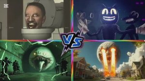 БИТВА ГИГАНТСКИХ МОНСТРОВ! 🚽🔥 СКИБИДИ ТУАЛЕТ ПРОТИВ КАРТУН КЭТА И ЛАВОВОГО ВЕЛИКАНА! Мультик Игры